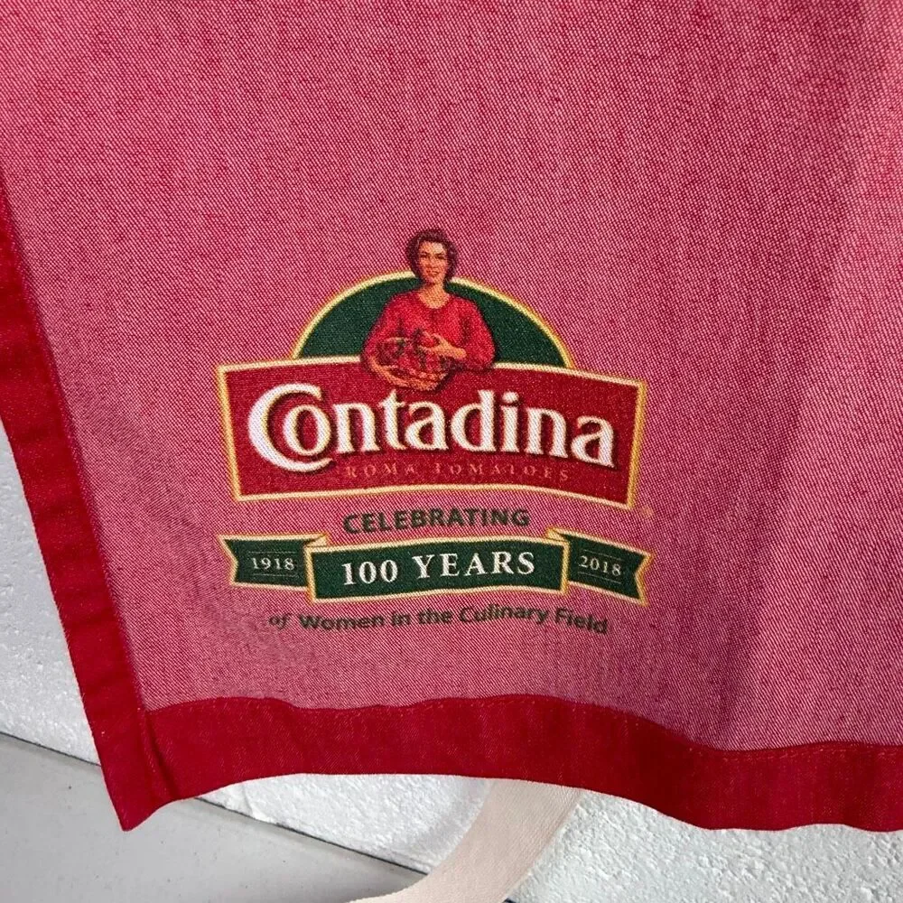 Hedley & Bennett Special Contadina Apron Red Green